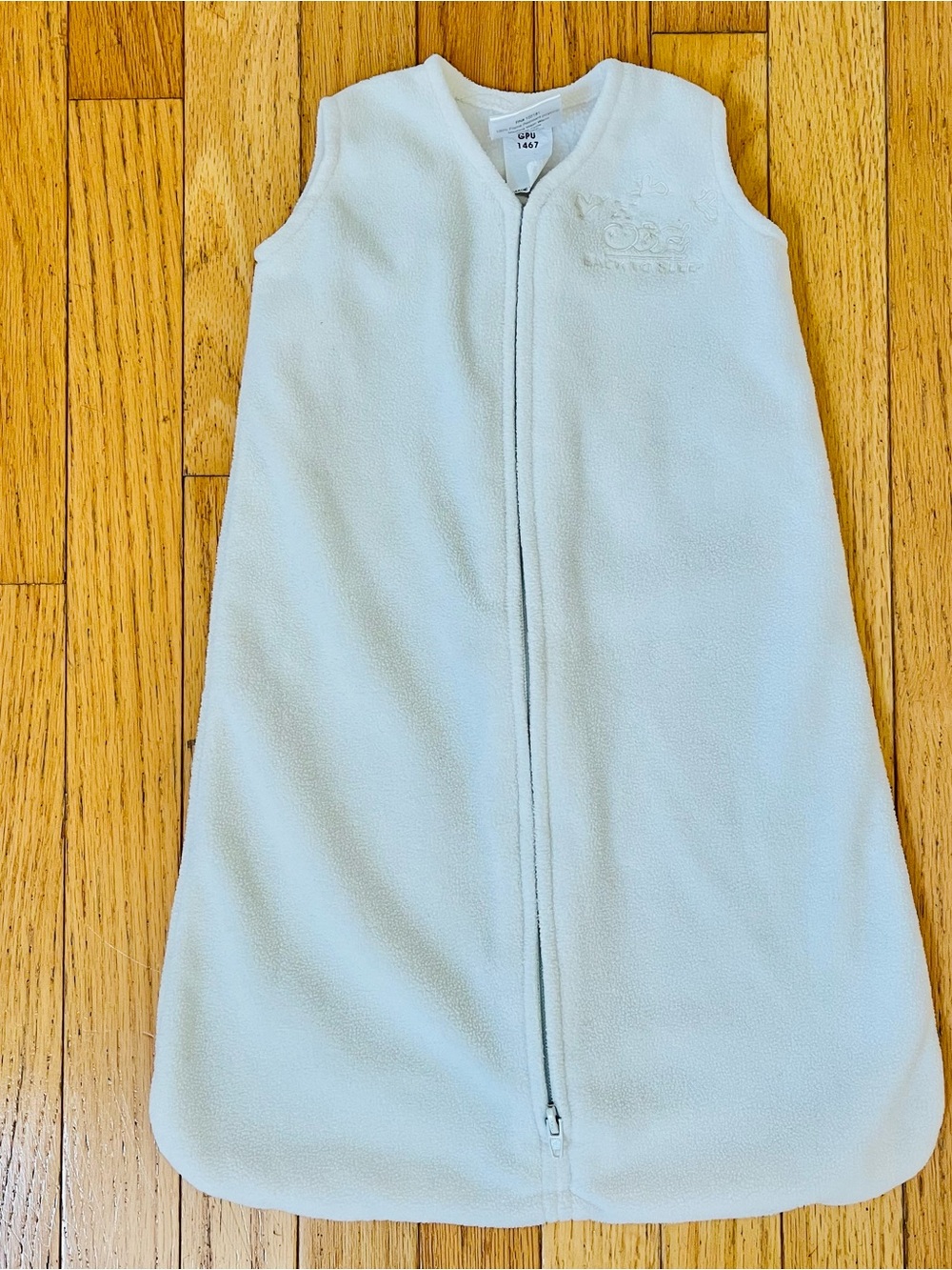 HALO SleepSack Wearable Blanket XS Newborn 5-10 Lbs Front Zip Fleece Swaddle